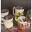 5pc Glass Oil Jar & Seasoning Container Set